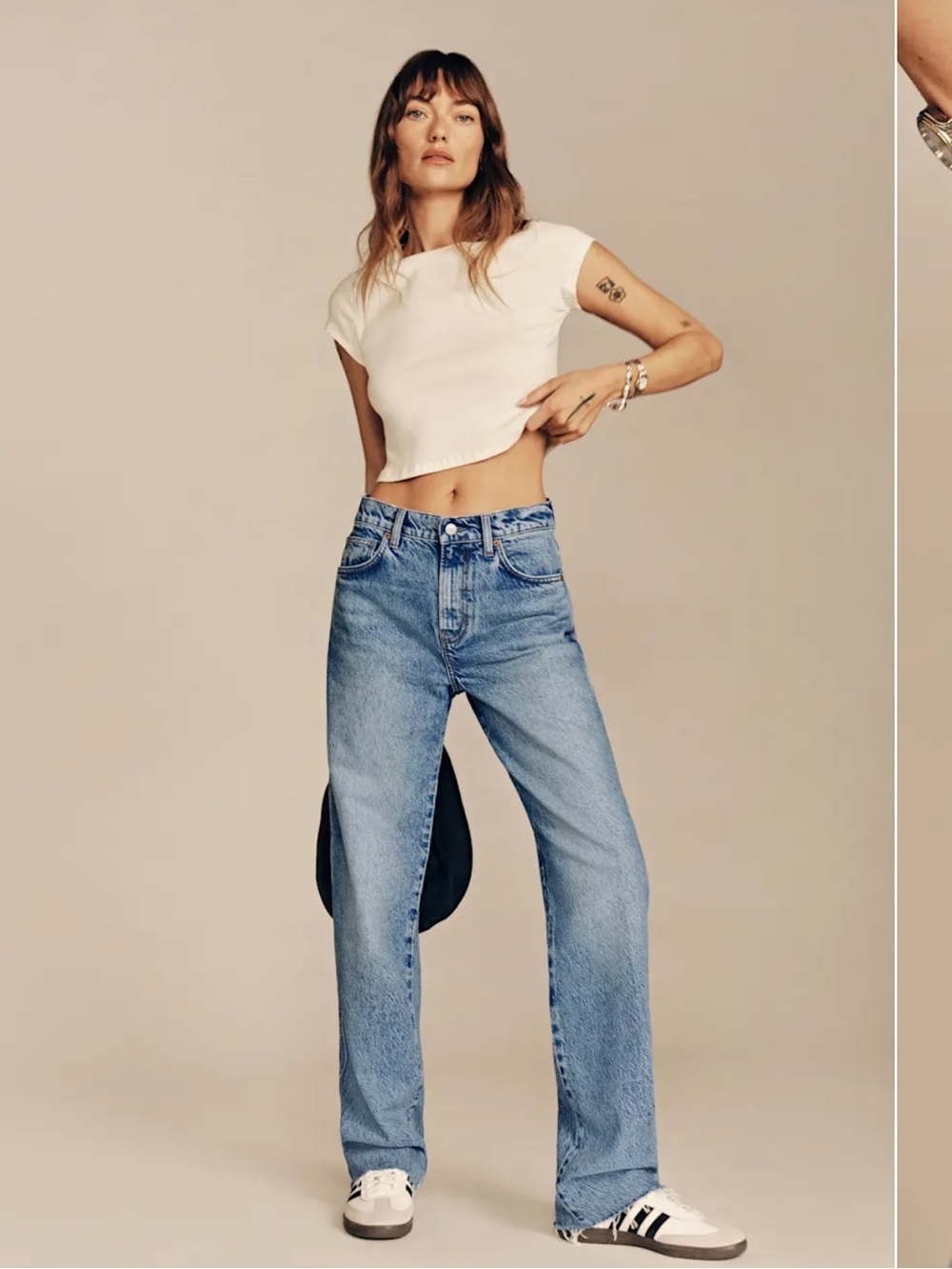Reformation 90’s Val Mid Rise Straight Leg Jeans